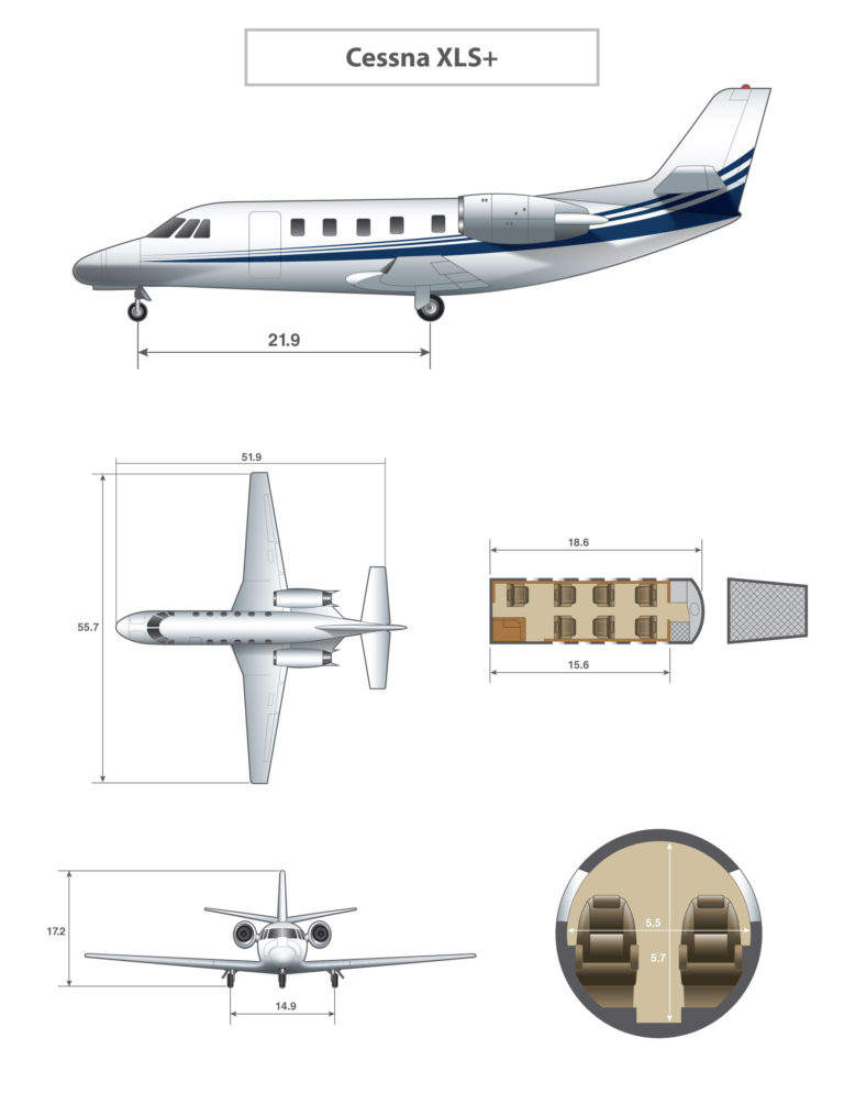 CessnaXLS plus cabin specs