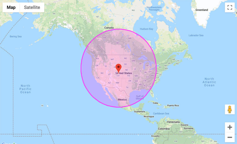 cessna citation ultra range map