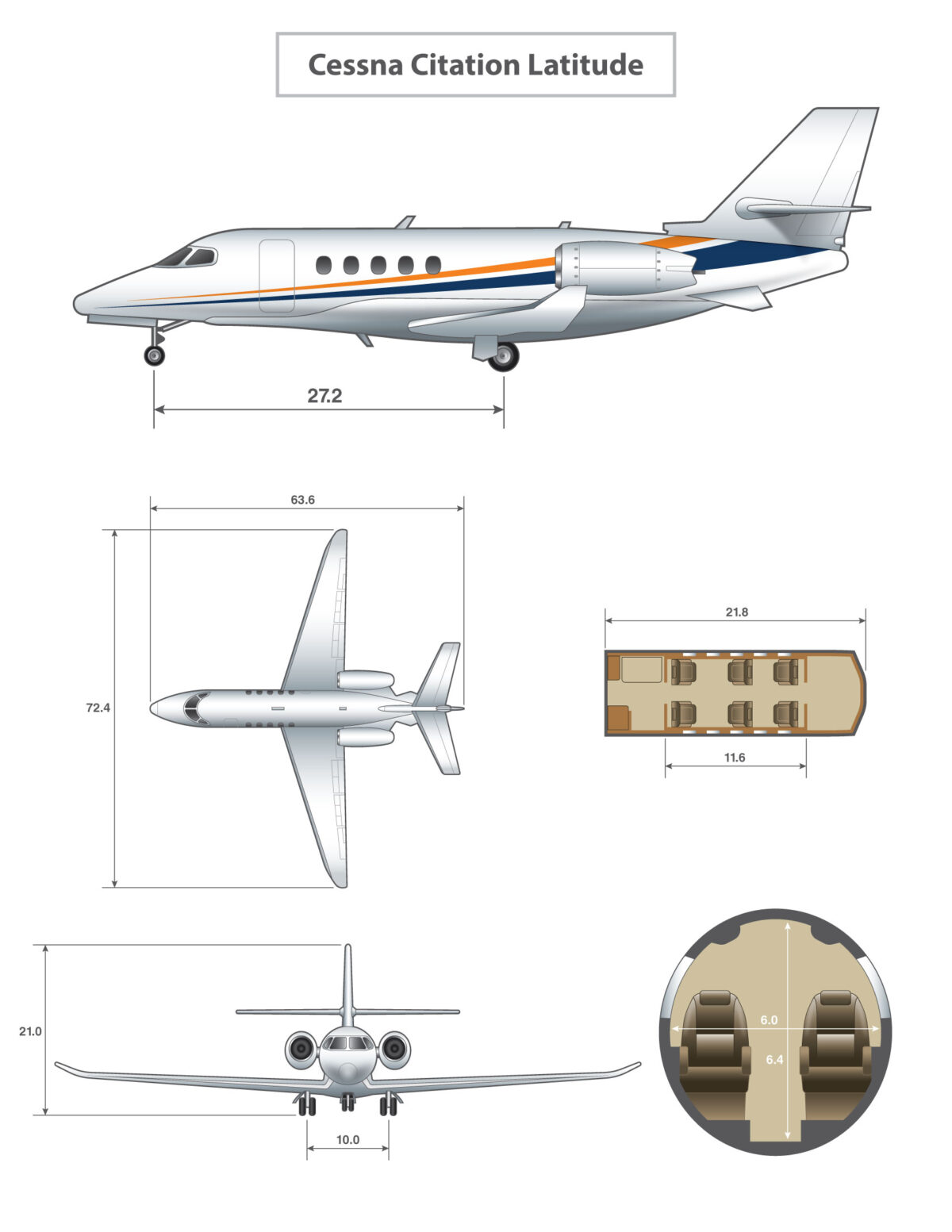 Cessna Citation Latitude Bloom Business Jets