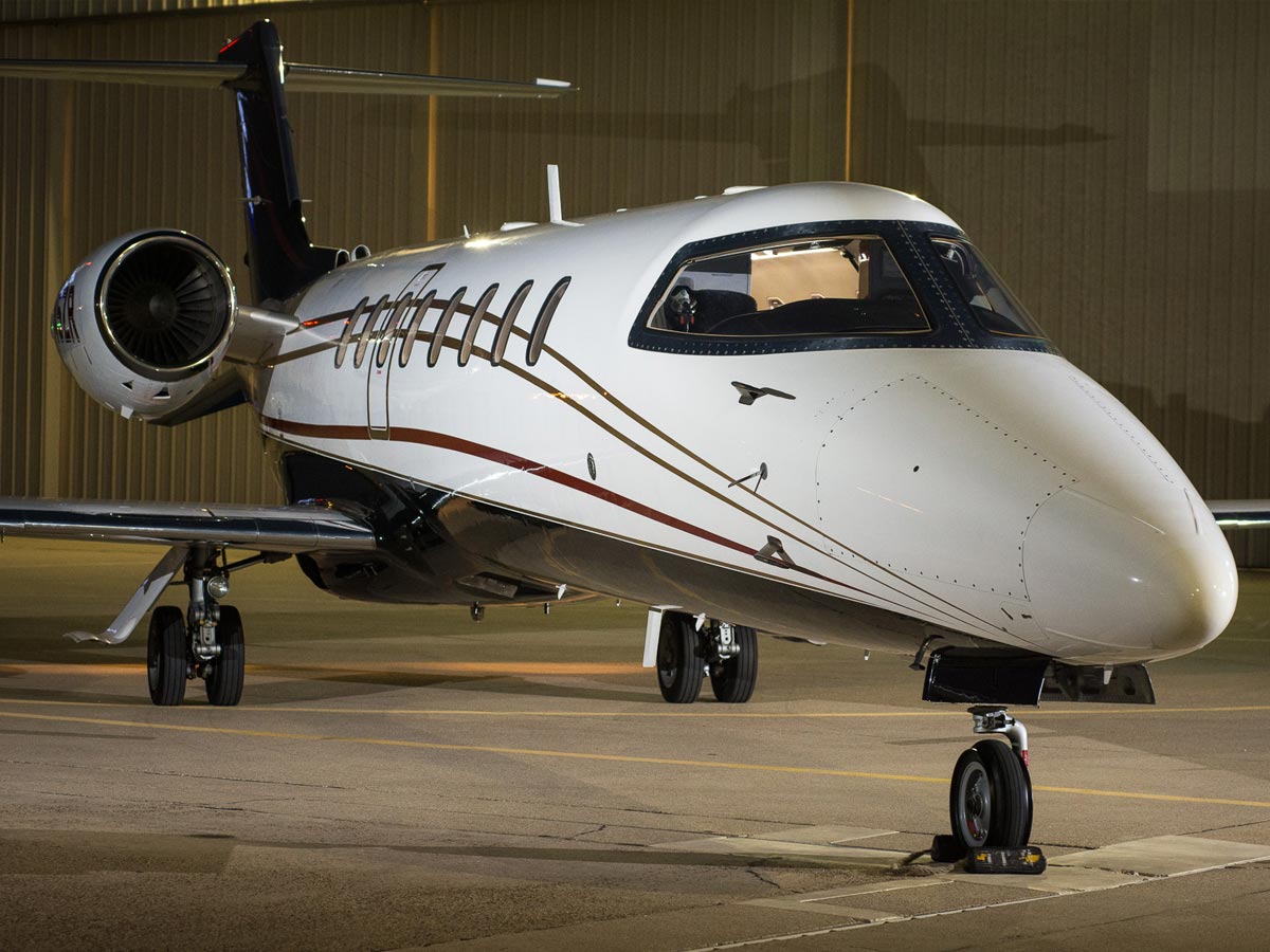 Lear 45XR Jet for sale plane nose