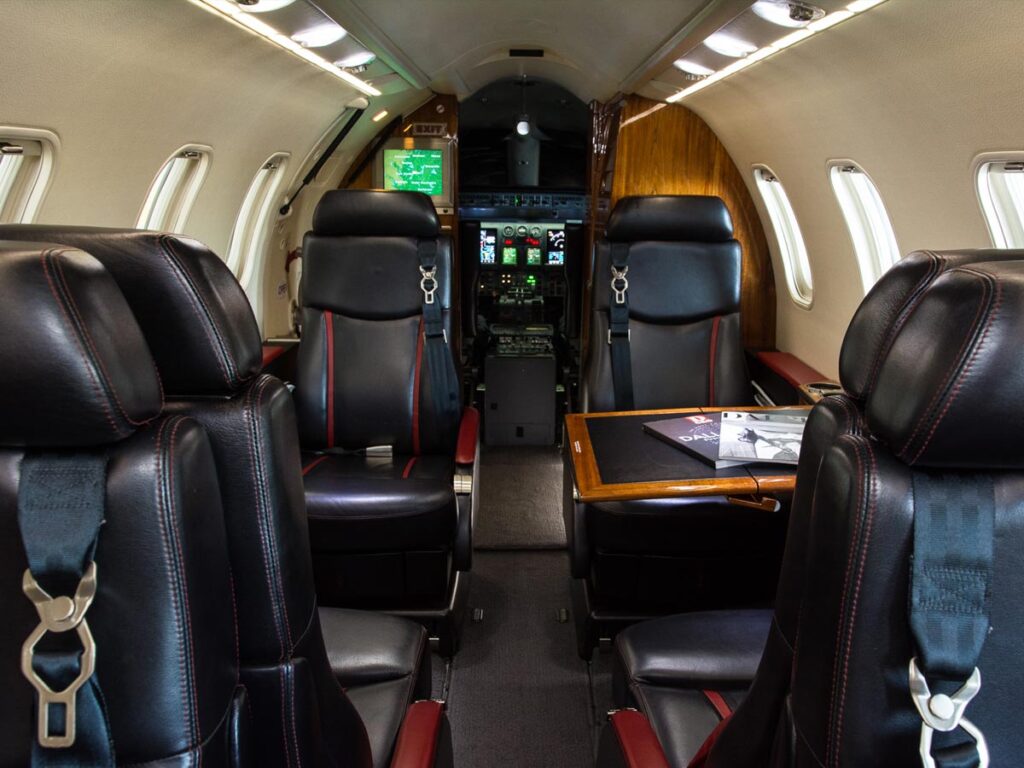 Lear 45XR Jet for sale interior forward
