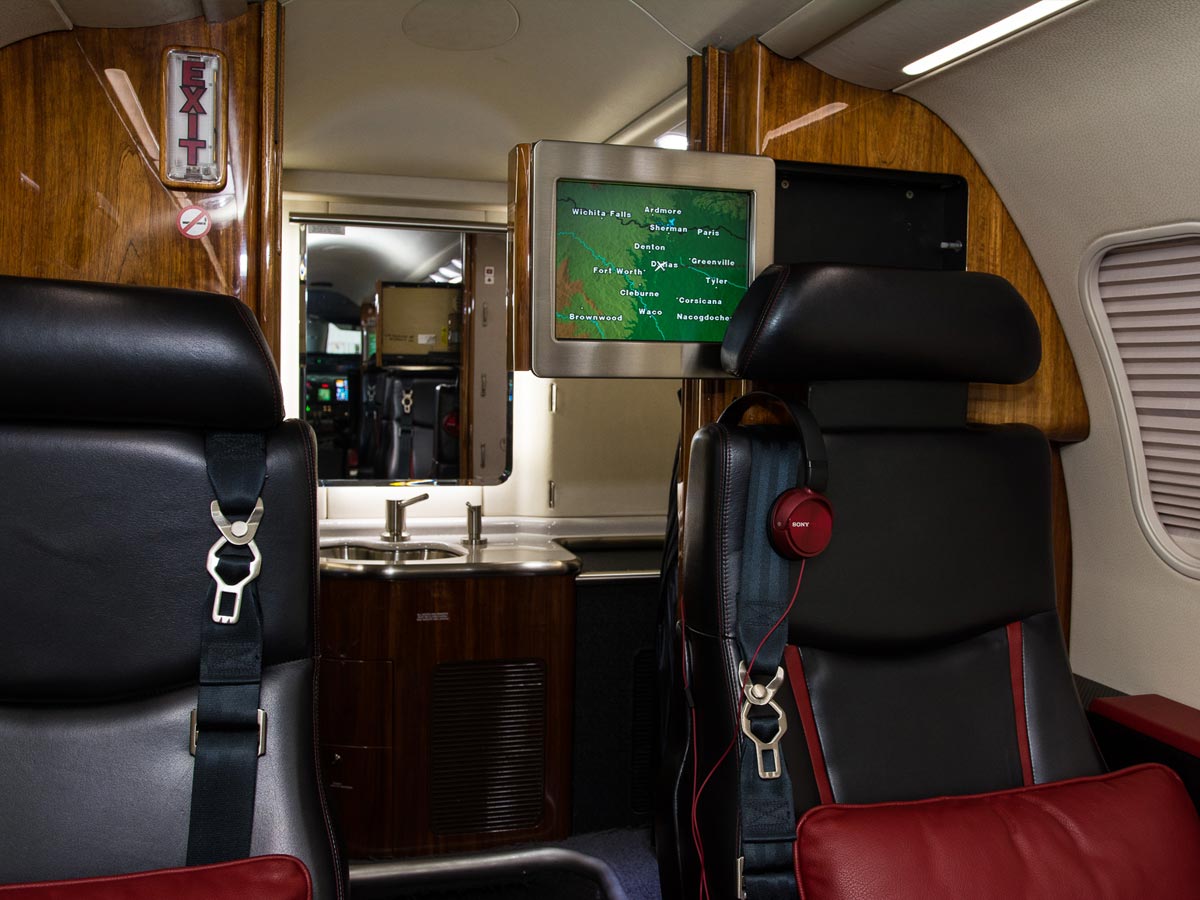 Lear 45XR Jet for sale interior rear