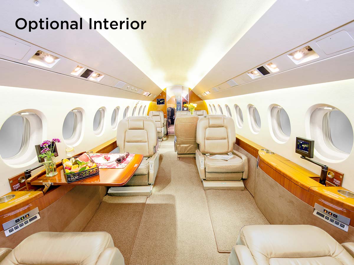 dassault falcon 2000 jet for sale optional interior